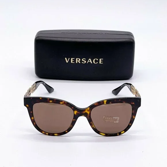 Sale! New Versace Cat Eye Havana Sunglasses display picture 2